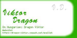 viktor dragon business card